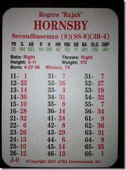 rogers hornsby 1922